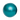 Kulor, 100 st., Turkos metallic