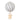 Ballong 10 cm, grå