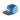 Kepsar, Block Fleece 5-panels blå (storlek M, 1,5-3 år)