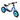 Löpcykel - blå
