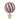 Ballong, 20 cm, djupröd