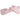 Skum lekplats mini med 100 bollar - rosa (260x40 cm)
